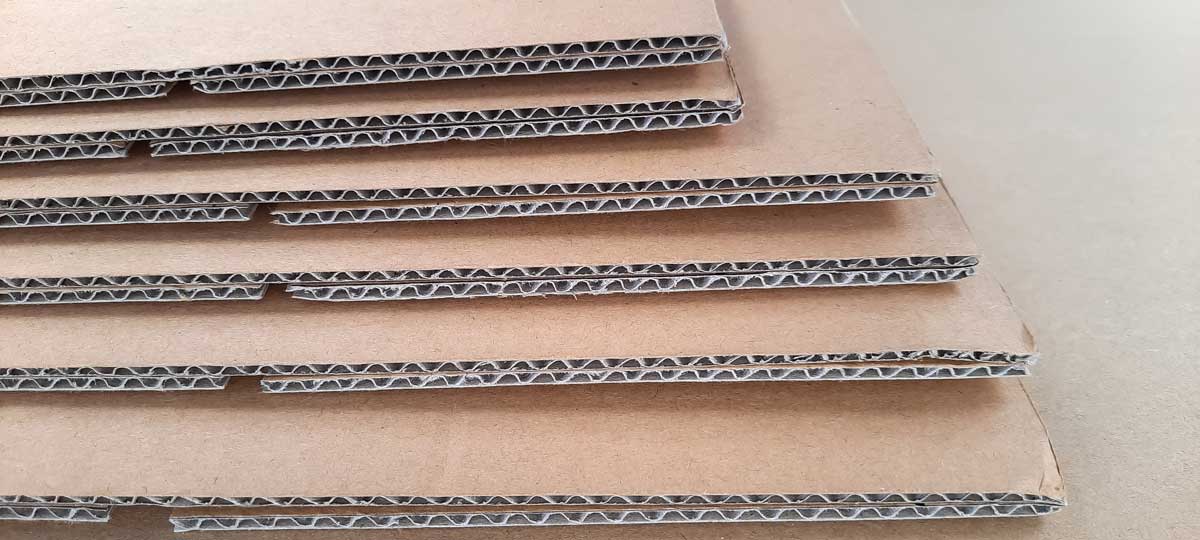 Corrugated cardboard box ready for nationwide shipping