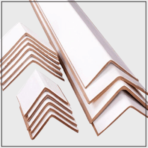 Cardboard cornerboard edge protectors for pallet shipping