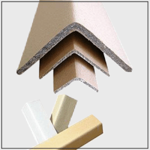 Edge protector cornerboard for warehouse packaging