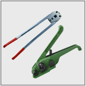 Steel strapping for securing pallets and heavy packages
